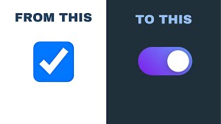 How to Make Toggle Button from Check Box using CSS - TUTORIAL