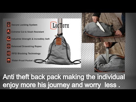 this backpack for women & men claims tobe one of best anti theft backpacks to use as travel backpack