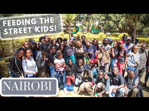 Feeding STREET KIDS in Nairobi, F.t THIS IS ME !