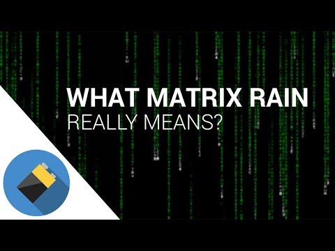 What Matrix Digital Rain Really Means?