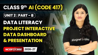 Project Interactive Data Dashboard & Presentation | Class 9 AI | Unit 2 (CODE 417) Part B | CBSE
