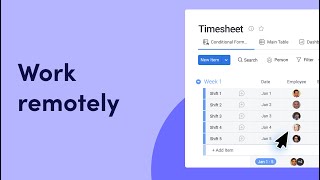 Work remotely | monday.com tutorials