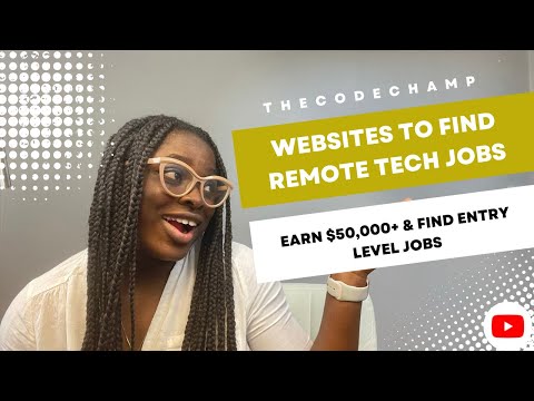 Earn $50,000+ (Remote Tech Jobs - Non Coding / Coding) on these 13 Websites that Hire Entry Level