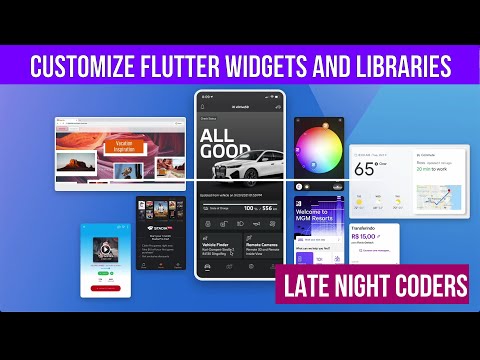 Customize Flutter Built-in Widgets and Libraries from pub.dev