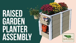 Custom Design Products USA Raised Garden Planter Box Assembly
