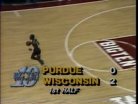 1987 Big Ten Basketball - Purdue Boilermakers @ Wisconsin Badgers (Saturday, Jan. 10, 1987)
