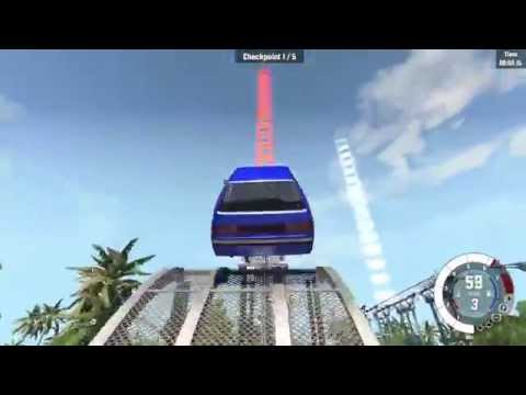 BeamNG.drive - Large Jump Scenario