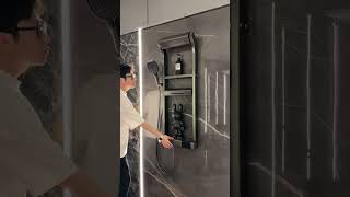 Luxury Hotel Bathroom Design Secrets: Matte Black Shower Sets in 2025 #Luxurybathroom#Hoteldesign