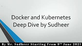 Docker & Kubernetes Online Training Demo by Visualpath