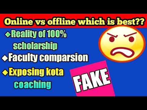 Online Coaching vs Offline Coaching for jee || online vs offline coaching for neet ||