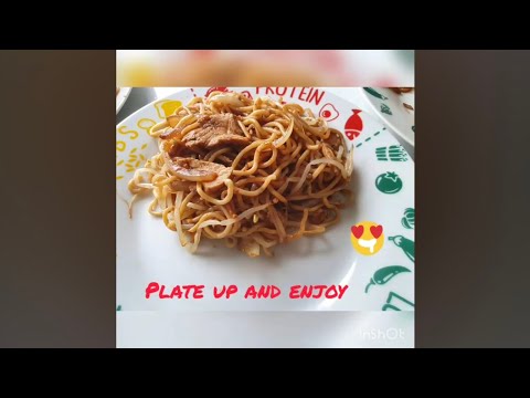 Chicken Chow Mein - Step by step, 5 ingredient fakeaway; only £1.10 per serving!