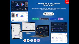 Premium Admin Template with Bootstrap 5 Admin Dashboard – CRMi