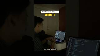 Developer Life: Me after that one error finally gets fixed 🤣💻#shorts #corporate #relatable