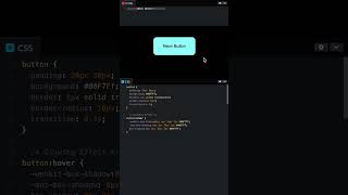 Button hover glow effect (ONLY HTML & CSS)