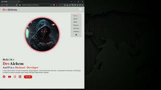 Portfolio Homepage Demo | Frontend with HTML CSS JS