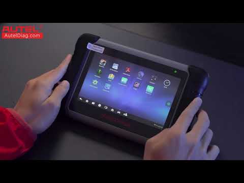 First used -Autel MaxiCOM MK808 Unboxing, Register & Software Update-Auteldiag.com