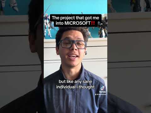 The project that got me into MICROSOFT #computerscience #softwareengineer #intern #microsoft