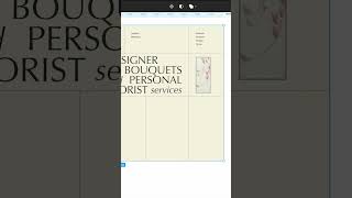 Florist concept website - Figma design