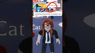 CATCHING A REAL Scammer In Adopt Me! #adoptme #roblox #adoptmeshorts