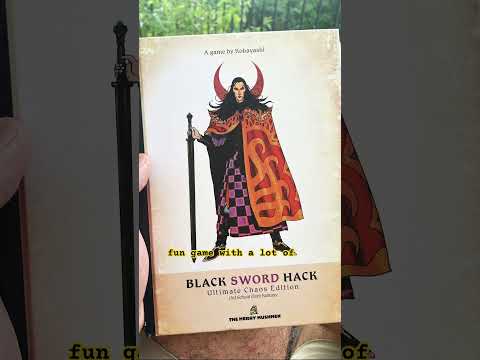 I played Black Sword Hack. #ttrpg #fantasyrpg Lots of Elric of Melnibone’ flavor. #chaos #rpgrules