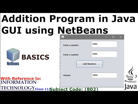 Simple Addition Program in Java GUI - NetBeans | Beginners Java | ARBX CodeX 2020