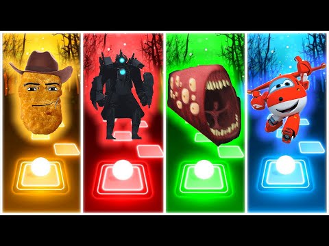 gegagedigedagedago 🆚 titan cameramen 🆚 train eater 🆚 super wings ▶️ Tiles Hop