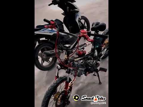 kreatif tanpa batas rangka sepedah pake mesin ajib mantab