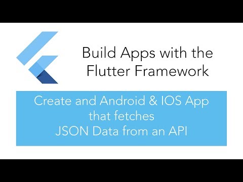 Build an Android & IOS App with Flutter that fetches JSON Data from an API