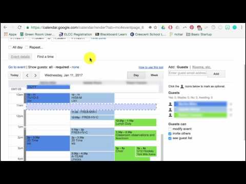 Google Calendar Find a Time