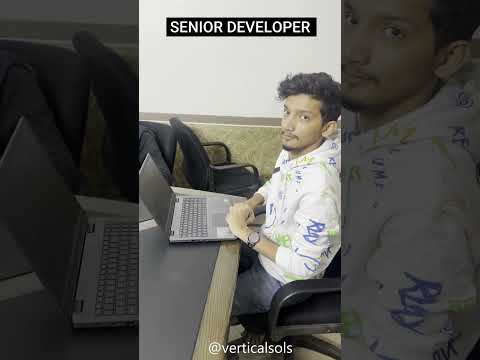Senior Developer vs Junior Developer Funny | The Last Reaction😂 #juniordeveloper  #seniordeveloper