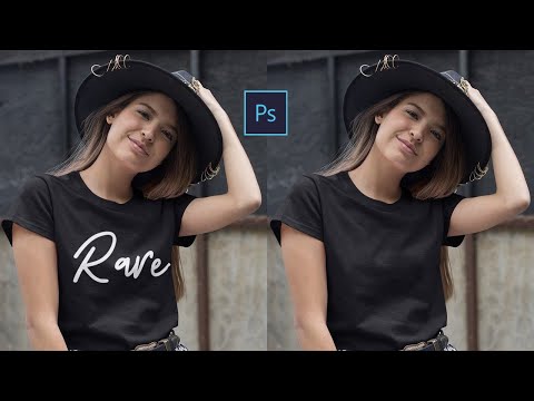 How to Remove Text in T-Shirt using Photoshop | Remove Text in Photoshop | #9