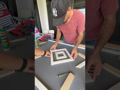 Building a Custom Chevron Wood Panel Part 1: #CustomPanels #DIYProjects  #Carpentry #AccentWall #diy