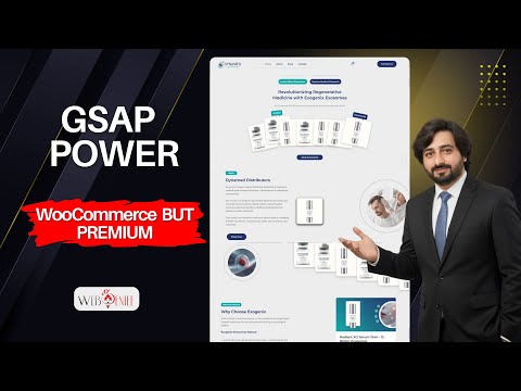 How I Built Exosome Product Website with GSAP Animations | 2026 Web Design Trends