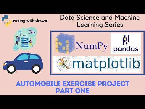 Automobile Exercise Pt. 1 (Learn NumPy, PANDAS, and Matplotlib) [4K]