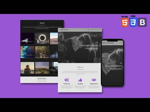 How to Make your Personal Portfolio under 40 min | Javascript & Bootstrap 5 | Dev2Web