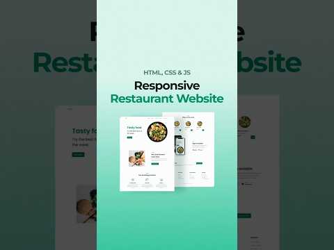 Responsive restaurant website #responsivewebsite #webdevelopment #coding #softwareengineer #ai