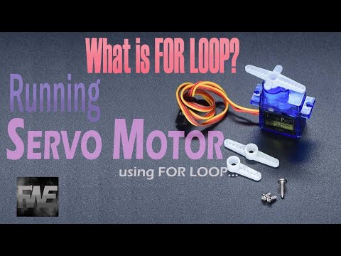 What is FOR LOOP |running servo motor using FOR LOOP | FORLOOP Kya hai |full code explained in hindi