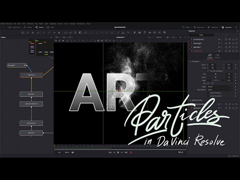How to animate particles in DaVinci Resolve Fusion