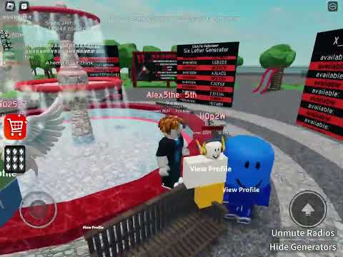 The only video I made that has a 5 letter username and an id snipe
