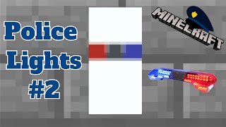 Minecraft POLICE Sign Banner Design - Police Lights #2 - It's Banner Time!