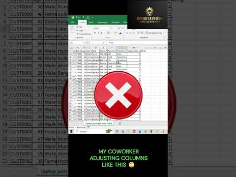🔥 AutoFit Column Width in Excel in Seconds! 🔥 #excel #excelyourself #exceltips #excelforbeginners