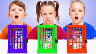 Learn Rules of Conduct in Mobile Phone Jail with Kids!