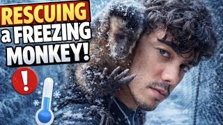Frozen Monkey Rescue!! (He Survives)
