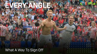 Watson Injury-Time Goal at Wembley Sends Sunderland To Premier League | Every Angle
