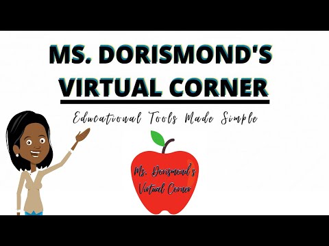 👋 Ms. Dorismond's Virtual Corner YouTube Channel Intro | Educational Videos and Resources
