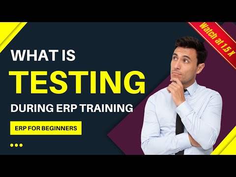 ERP TESTING for Freshers