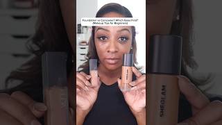 Concealer or foundation first? Here’s the right order for a flawless base every time! #makeuptips