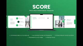 Animated Pitch Deck Presentation Template - Score