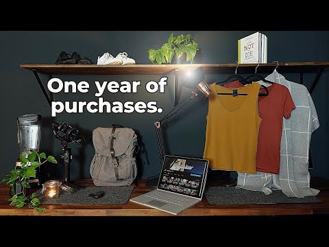 Everything I bought in ONE YEAR as a minimalist: 2020 (Too much?)