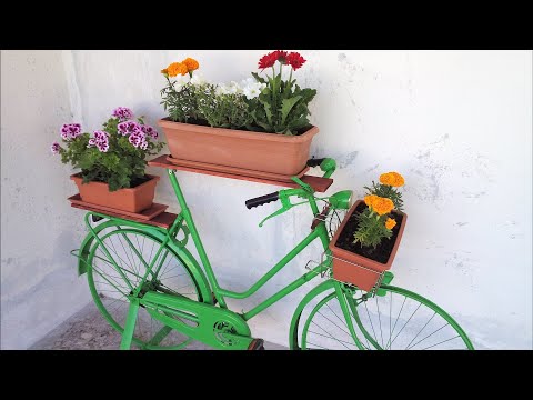 Convert your Bike into a Flower Box